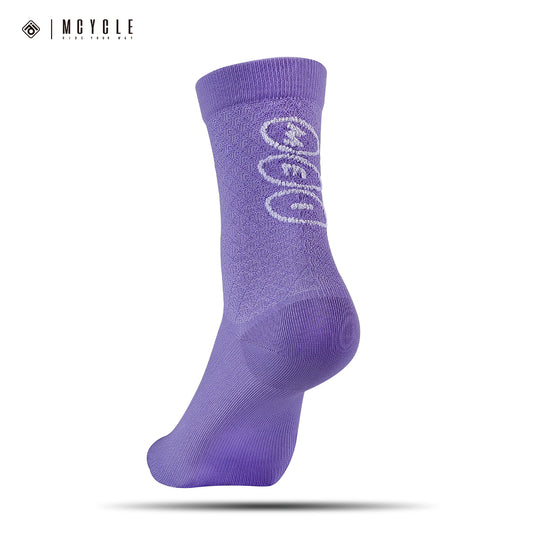 MCYCLE Unisex High-Elastic Athletic Knitted Cycling Socks - MP059 Dopamine Series