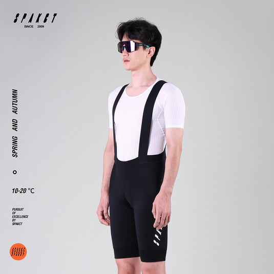 Spakct Spring/Autumn Men's Fleece-lined Cycling Bib Shorts  10-20℃ YC212010
