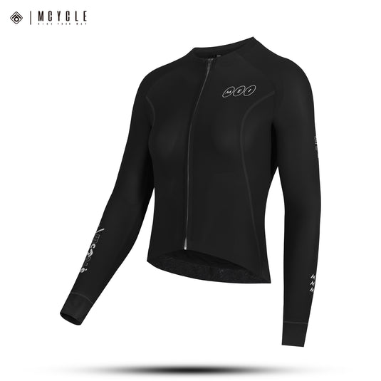 Mcycle Solid Color Women's Long Sleeve Cycling Jersey Anti UV 50+ MY356W