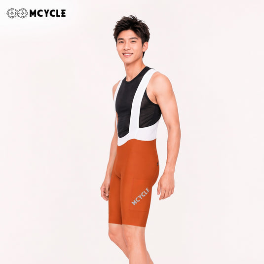 Mcycle Men's High‑Compression Road Cycling Bib Shorts MK109