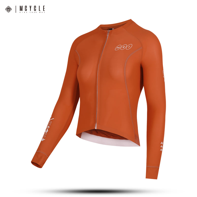 Load image into Gallery viewer, Mcycle Solid Color Women's Long Sleeve Cycling Jersey Anti UV 50+ MY356W
