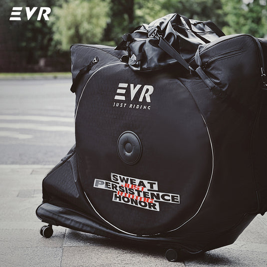 EVR Padded Rolling Bicycle Travel Bag | Air‑Friendly Bike Transport Case