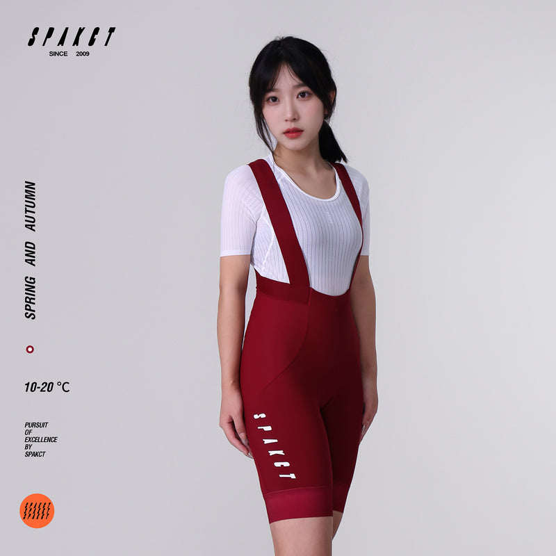 Load image into Gallery viewer, Spakct Chunqiu Women's Fleece-lined Cycling Bib Shorts  10-20℃ YC212012
