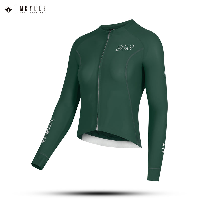 Load image into Gallery viewer, Mcycle Solid Color Women's Long Sleeve Cycling Jersey Anti UV 50+ MY356W
