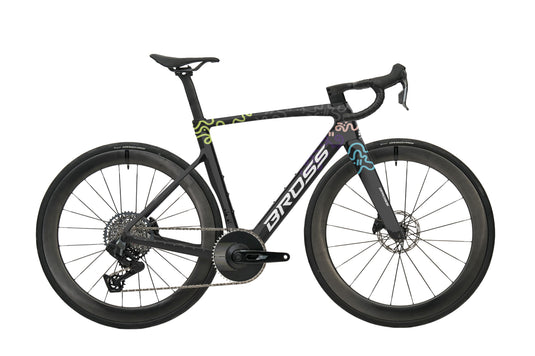 Bross Vagabond Aero Rival XPLR with Power Meter 1*13 System Carbon Road Bike
