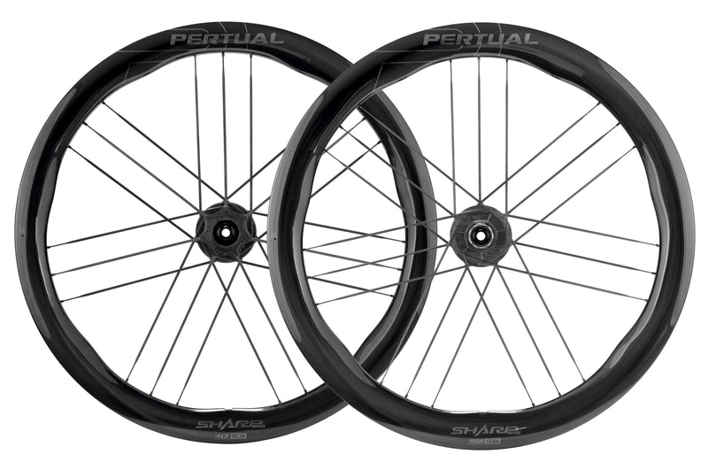 Load image into Gallery viewer, TAVELO PERTUAL SHARP ADV 47/58 Integrated Carbon Spoke Wheelset
