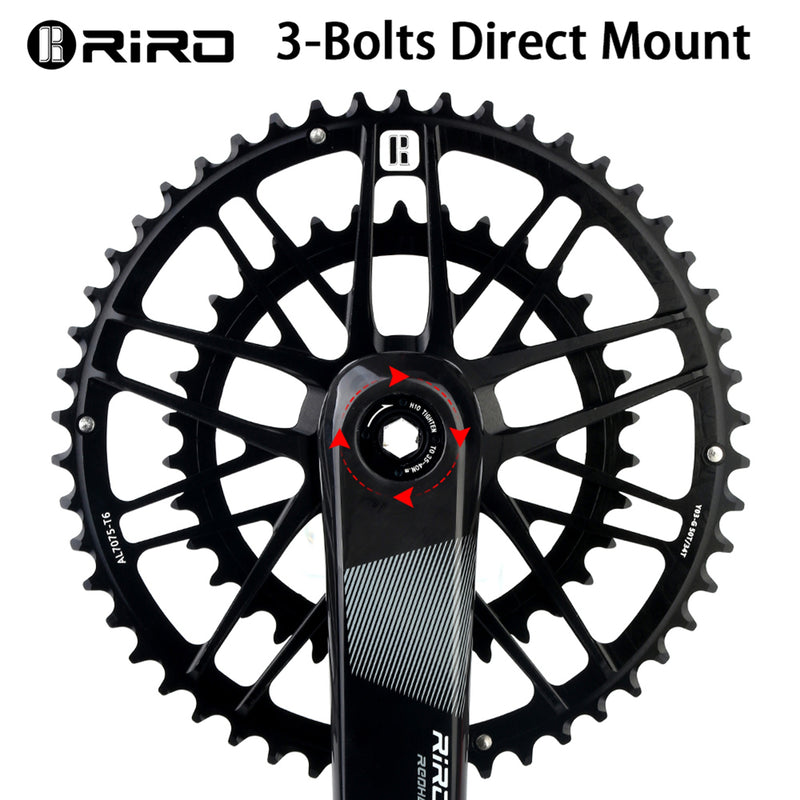 Load image into Gallery viewer, RIRO Road GXP Bike Chainring CNC Direct Mount Narrow Wide Chainwheel Ultra-light
