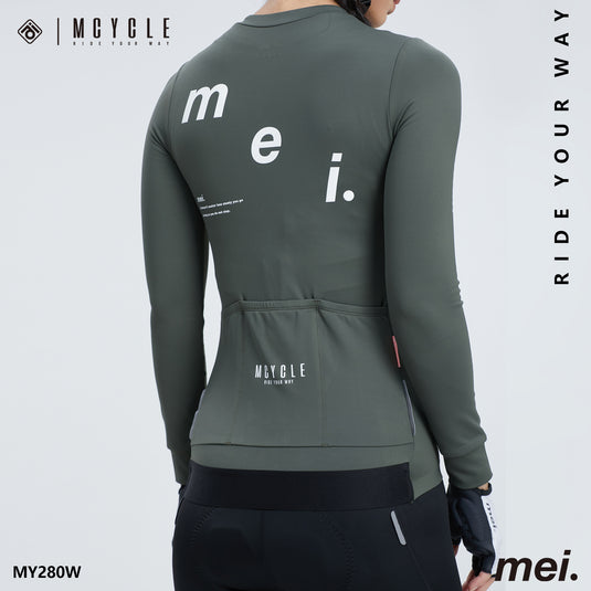 Mcycle Women's Thermal Long Sleeve Jersey 8-18℃ MY253W