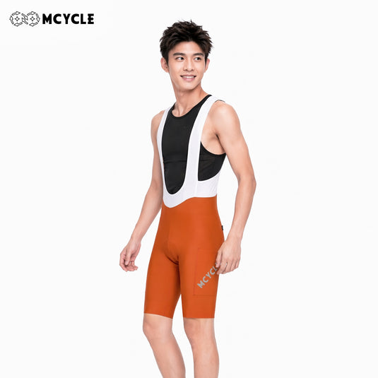Mcycle Men's High‑Compression Road Cycling Bib Shorts MK109