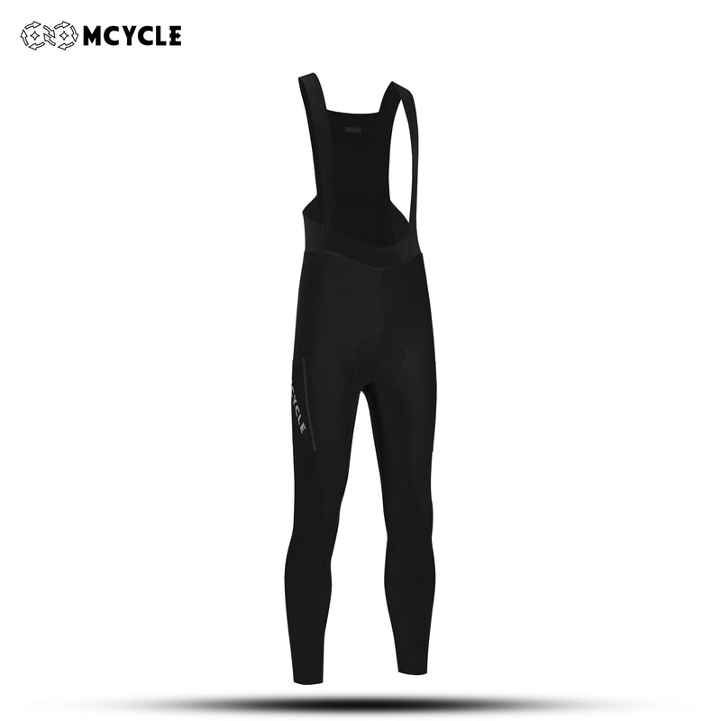 Load image into Gallery viewer, MCYCLE Men's Long Cycling Bib Tights with Side Pockets MK113

