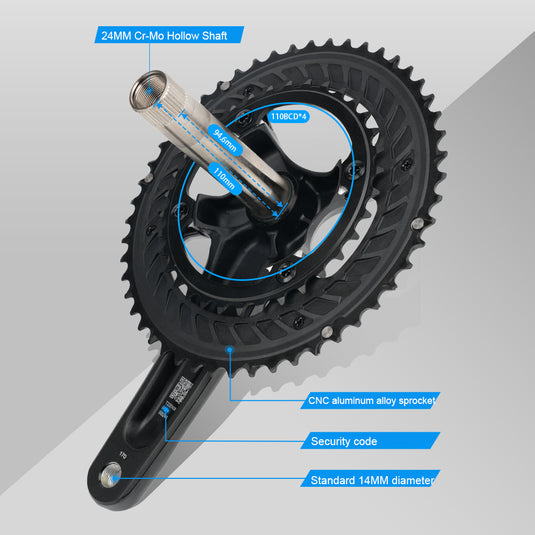 RIRO Racer R9 Alloy Crankset