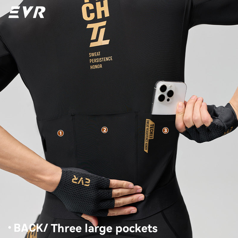 Load image into Gallery viewer, EVR TECH Series Men's Cycling Short Sleeve Jersey - Gilding Edition -2623
