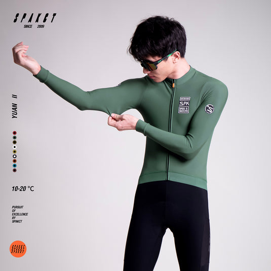 Spakct Far II Men's Fleece Long-sleeve Cycling Jacket 10-20℃ YB212013