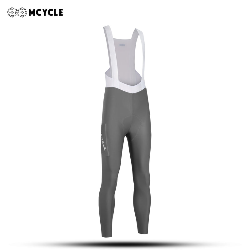 Load image into Gallery viewer, MCYCLE Men's Long Cycling Bib Tights with Side Pockets MK113
