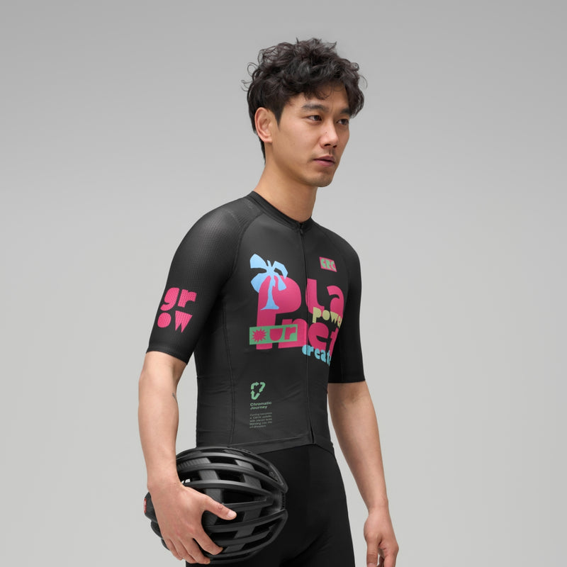 Load image into Gallery viewer, GRC Unisex CMYK Colorful Power Technical Cycling Jersey - Summer Edition 1241
