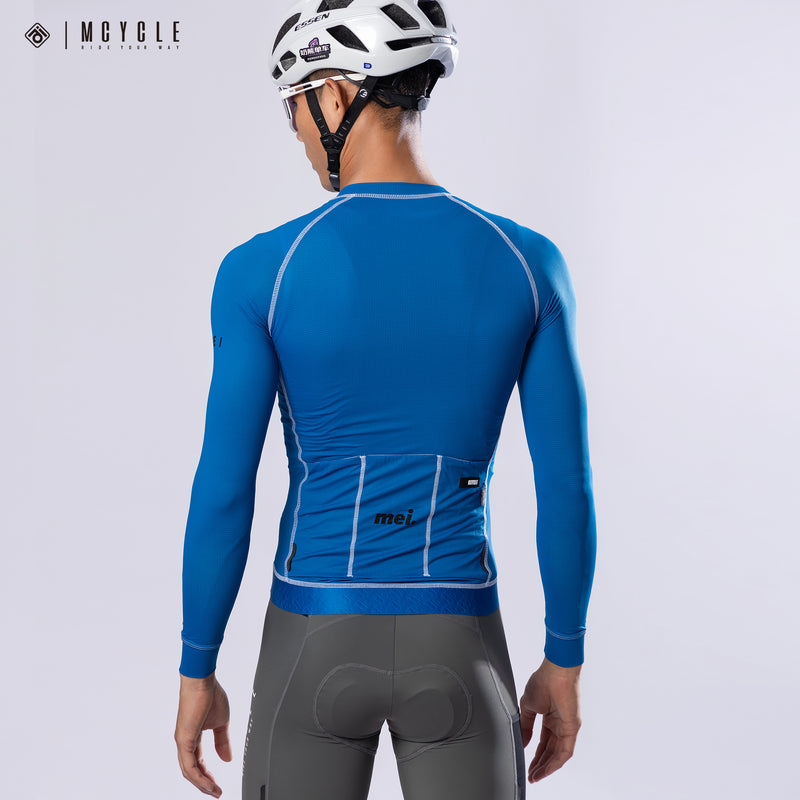 Load image into Gallery viewer, MCYCLE Men’s Long Sleeve Cycling Jersey – UV50+ Breathable Performance Pro Fit MY341
