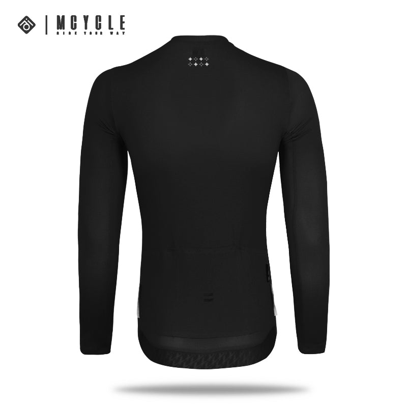 Load image into Gallery viewer, Mcycle Man Solid Color Bamoo Fiber Long Sleeve Cycling Jersey MY242
