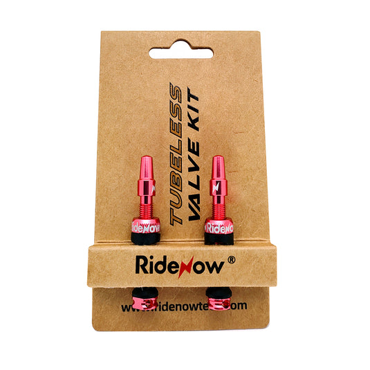 Ridenow Bike Presta Tubeless Valve Aluminum Alloy Core Removable for MTB Road Bike Tire