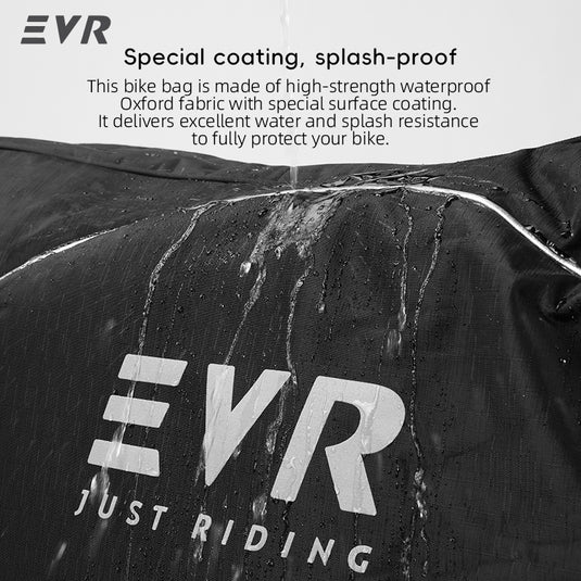 EVR Padded Rolling Bicycle Travel Bag | Air‑Friendly Bike Transport Case