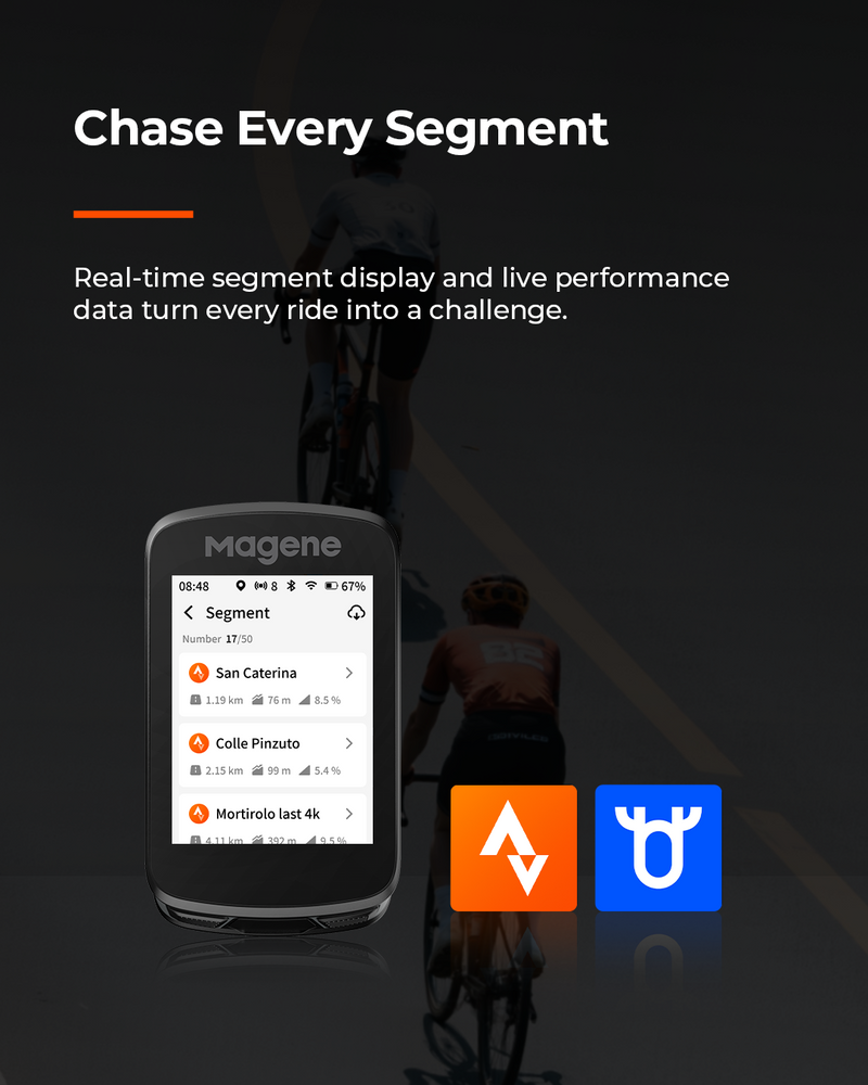Load image into Gallery viewer, Magene C606 V2 Smart GPS Cycling Computer
