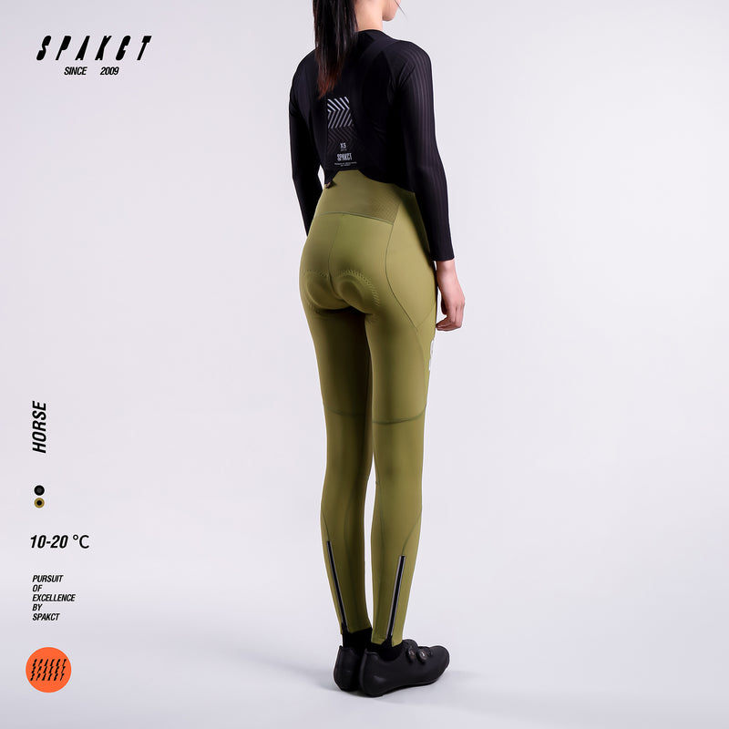 Load image into Gallery viewer, Spakct Junma Women's Fleece-lined Cycling Bib Tights  10-20℃ YC222011

