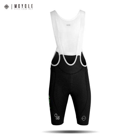 Mcycle Men's Cycling Bib Shorts with High-Perf Elastic Interface Pads MK102