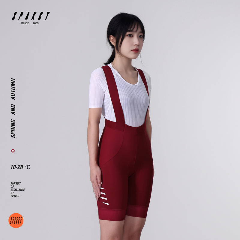 Load image into Gallery viewer, Spakct Chunqiu Women's Fleece-lined Cycling Bib Shorts  10-20℃ YC212012
