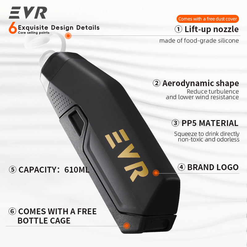 Load image into Gallery viewer, EVR Aerodynamic Water Bottle &amp; Cage Set
