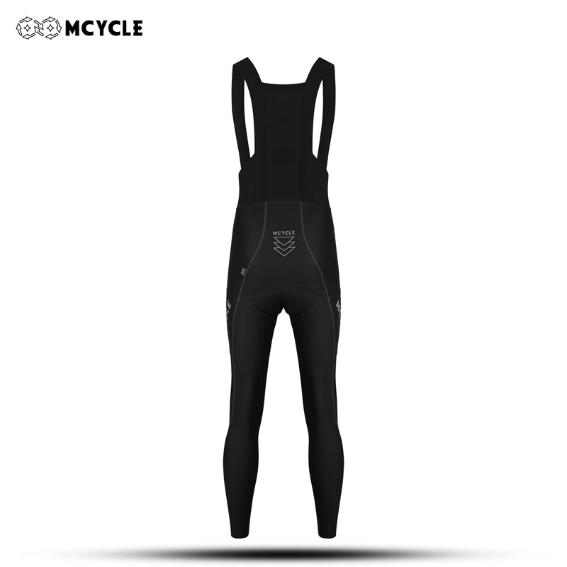 Load image into Gallery viewer, MCYCLE Men's Long Cycling Bib Tights with Side Pockets MK113
