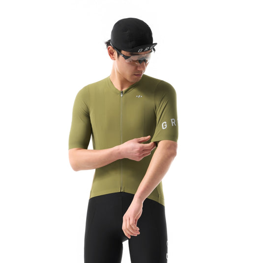GRC Men's NEW TECH Short Sleeve Race Fit Cycling Jersey 1529