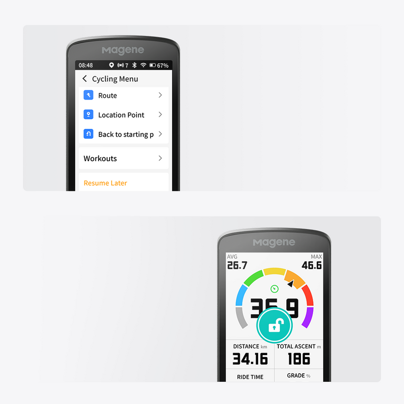 Load image into Gallery viewer, Magene C706 Smart GPS Cycling Computer
