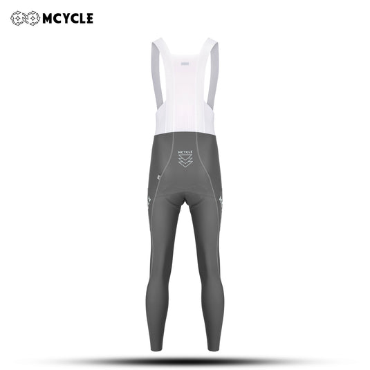 MCYCLE Men's Long Cycling Bib Tights with Side Pockets MK113