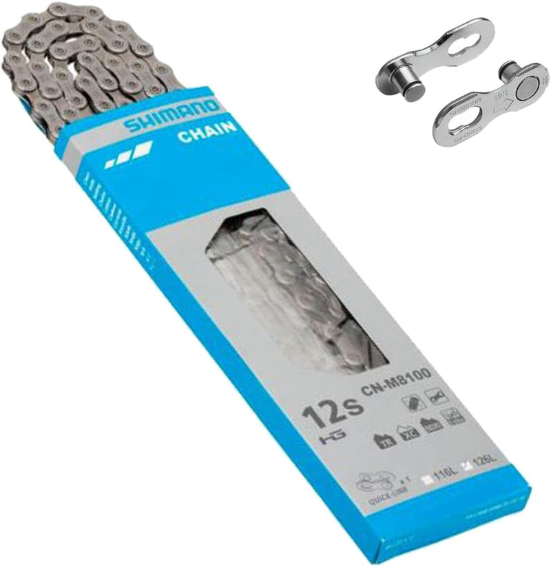 Load image into Gallery viewer, Shimano Ultegra and XT CN-M8100 HYPERGLIDE+ 12s Bicycle Chain
