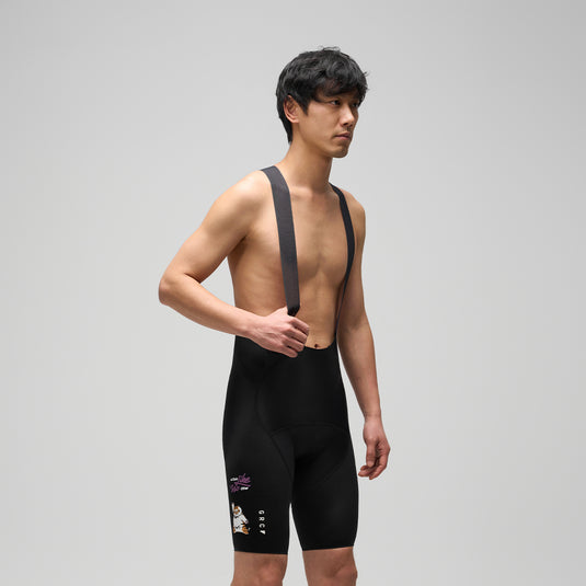 GRC x Pang Hu Men's Cycling Bib Shorts - Limited Edition Unisex Pro Racing Bibs 1171