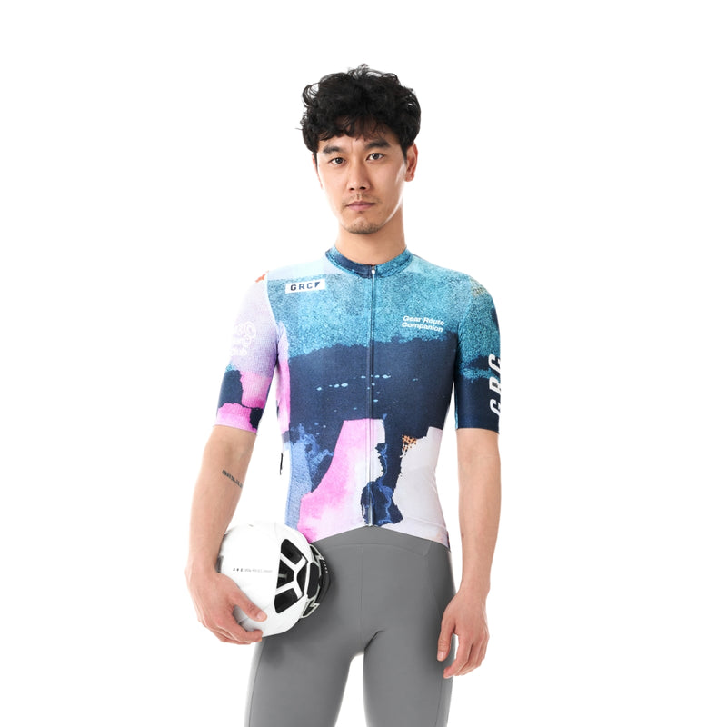 Load image into Gallery viewer, GRC Unisex Chroma Trace Technical Aero Cycling Jersey 1454
