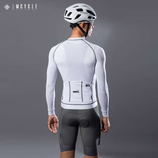 MCYCLE Men’s Long Sleeve Cycling Jersey – UV50+ Breathable Performance Pro Fit MY341