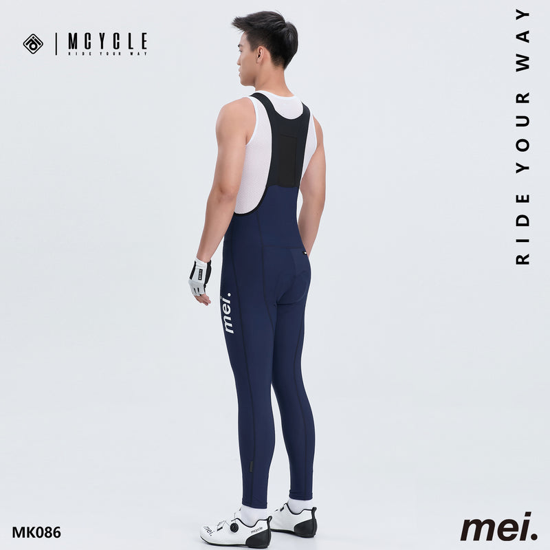 Load image into Gallery viewer, Mcycle Men's Cycling Thermal Bib Tight with Pocket MK086
