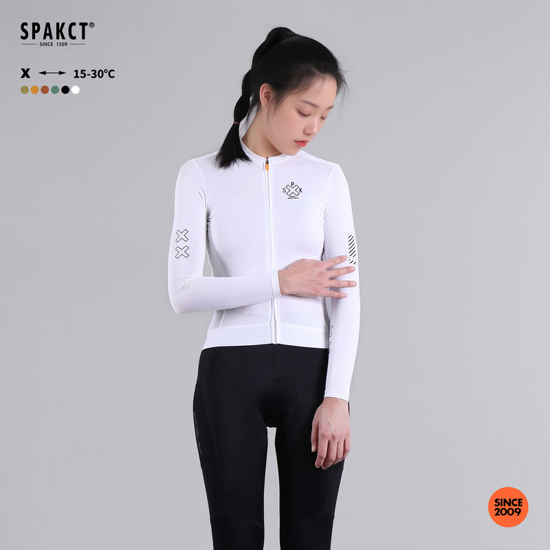 Load image into Gallery viewer, Spackt X Series Women's Long-Sleeved Cycling Jersey YB221066
