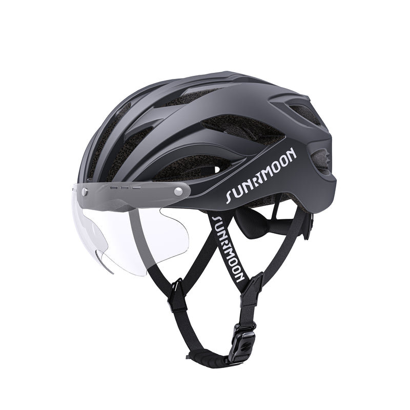 Load image into Gallery viewer, Sunrimoon Cycling Helmet with Photochromic Sunglasses WT079
