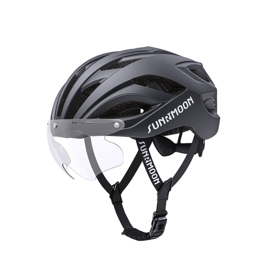 Sunrimoon Cycling Helmet with Photochromic Sunglasses WT079