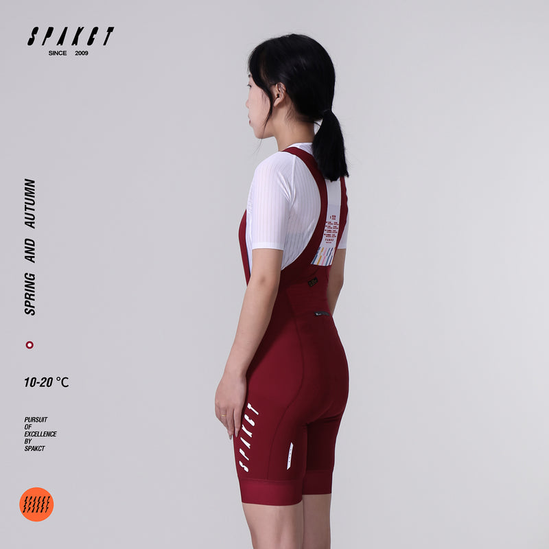Load image into Gallery viewer, Spakct Chunqiu Women's Fleece-lined Cycling Bib Shorts  10-20℃ YC212012
