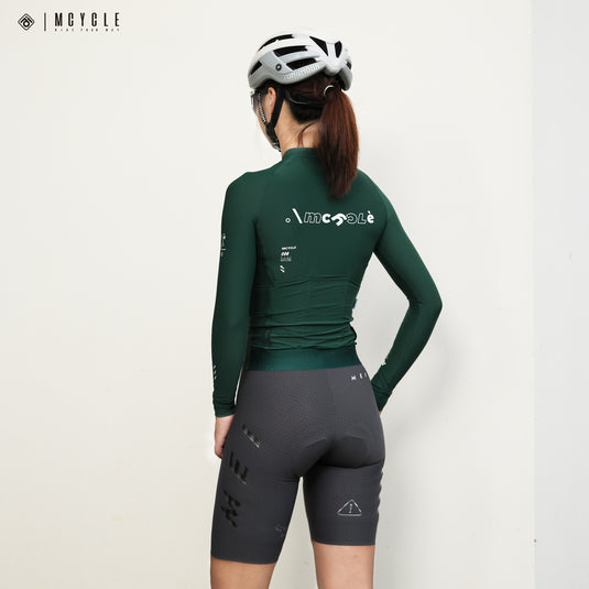 Mcycle Solid Color Women's Long Sleeve Cycling Jersey Anti UV 50+ MY356W