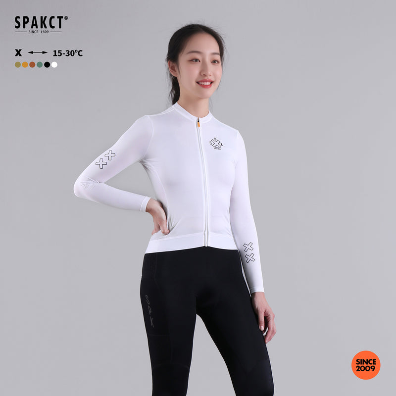 Load image into Gallery viewer, Spackt X Series Women's Long-Sleeved Cycling Jersey YB221066
