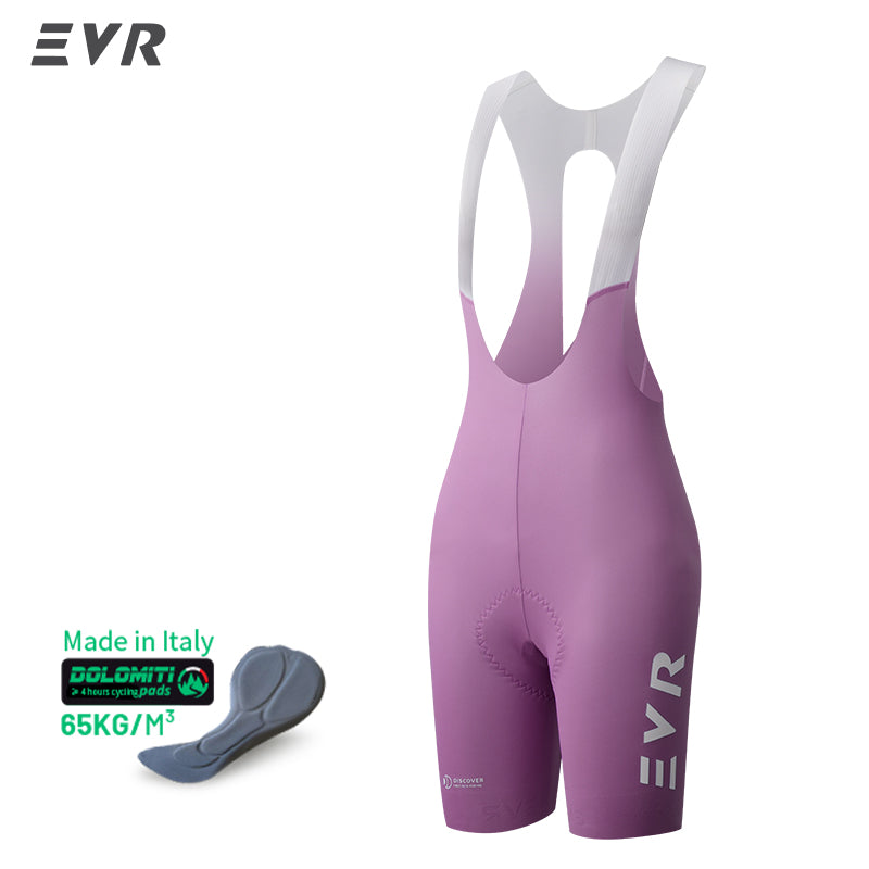 Load image into Gallery viewer, EVR Women’s DISCOVER One-Piece Pro Bib Shorts – 2506 (Powered by Dolomiti®)

