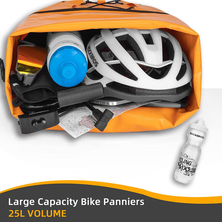 Load image into Gallery viewer, ROCKBROS Bike Pannier 27L Bicycle Rear Seat Carrier Waterproof Bag AS002
