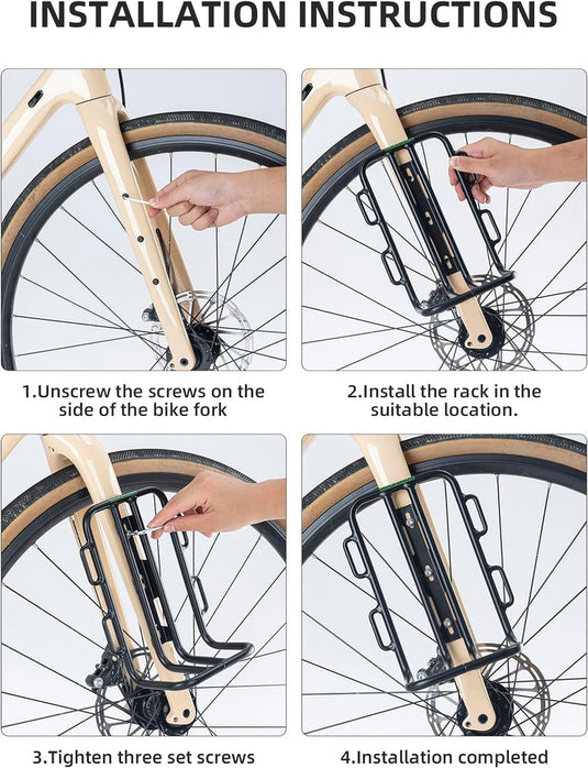 ROCKBROS Aluminum Alloy Front Fork Bike  Rack  Touring Carrier 33210010001