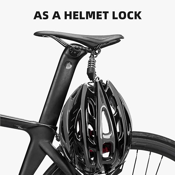 Load image into Gallery viewer, ROCKBROS Mini Bicycle Durable Steel Wire Lock Helmet Lock Chain Bike Frame Lock T530
