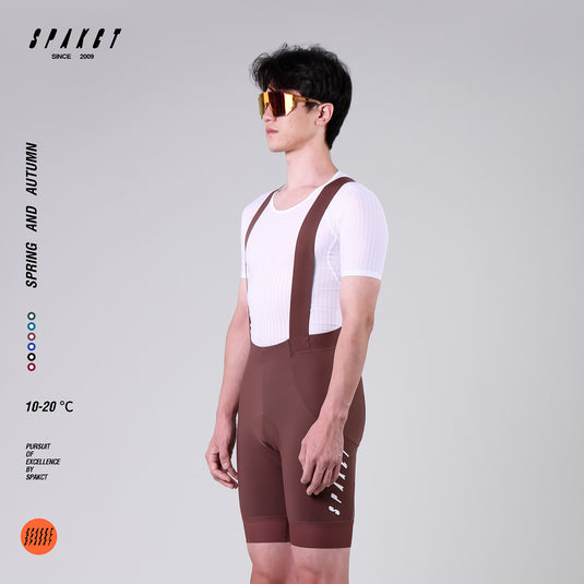 Spakct Spring/Autumn Men's Fleece-lined Cycling Bib Shorts  10-20℃ YC212010