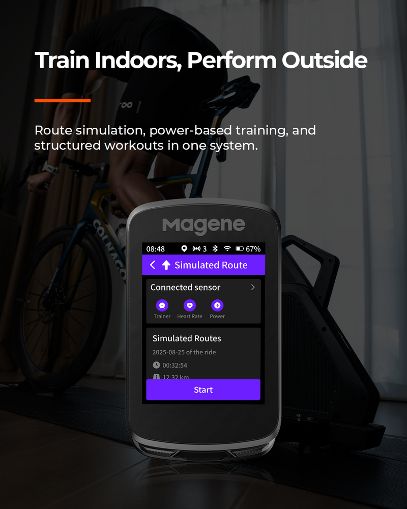 Load image into Gallery viewer, Magene C606 V2 Smart GPS Cycling Computer
