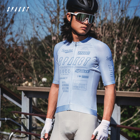 Spakct Era Men's Short-Sleeve Cycling Jersey | UV 40+ Protection, Quick-Dry, Slim Fit Road Bike Shirt YB111138